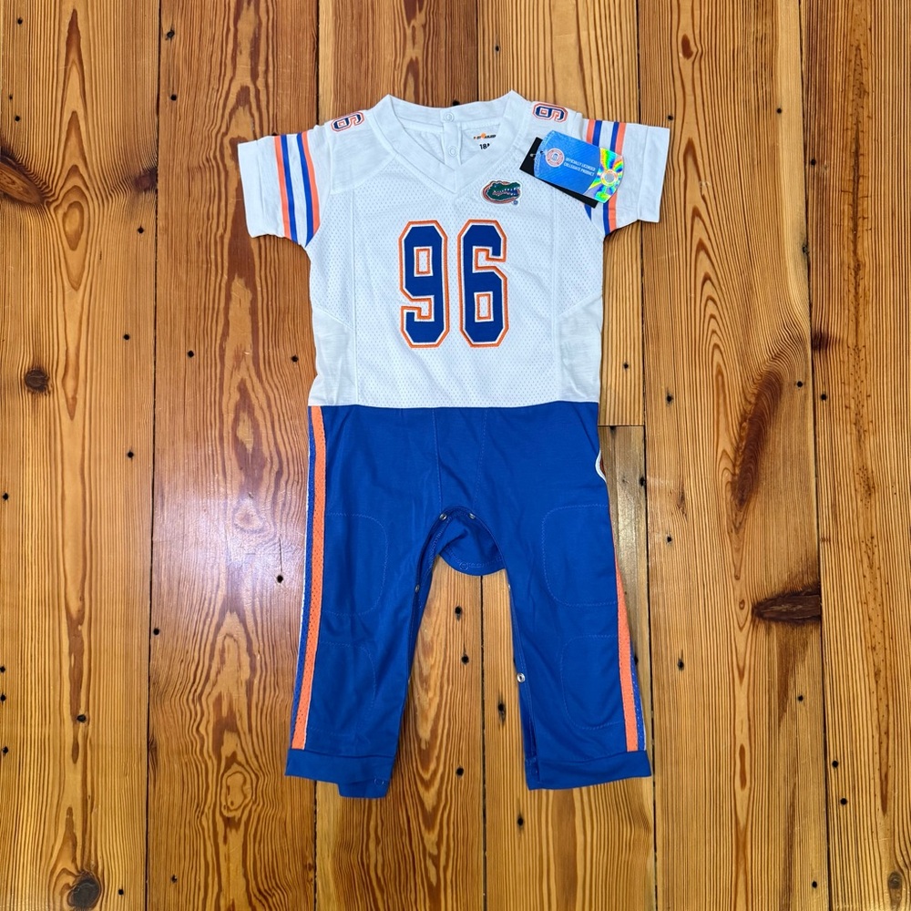 Fast Asleep Florida Gators Pajamas Baby 18mths Collegiate Football